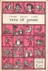 Vers et prose. Classe de 5e (cinquième, cycle d'observation). ROUGER Gilbert - FRANCE Robert - HUBAC André 