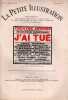 La Petite illustration théâtrale N° 219 : J'ai tué, pièce de Léopold Marchand.. LA PETITE ILLUSTRATION : THEATRE 