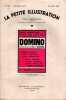 La Petite illustration théâtrale N° 303 : Domino, comédie de Marcel Achard.. LA PETITE ILLUSTRATION : THEATRE 