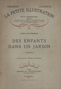 La petite illustration - Roman : Des enfants dans un jardin. Nouvelle.