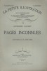 La petite illustration - Roman : Pages inconnues.. LA PETITE ILLUSTRATION - DAUDET Alphonse 