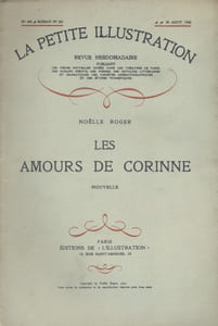 La petite illustration - Roman : Les amours de Corinne. (Mme de Staël). Nouvelle.