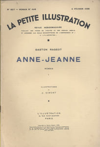 La petite illustration - Roman : Marie-Jeanne. Roman complet en 3 fascicules.