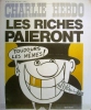 Charlie Hebdo N° 186. Couverture de Wolinski : Les riches paieront.. CHARLIE HEBDO 