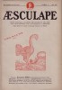 Aesculape 1937 : Numéro 5. Plusieurs articles sur l'histoire de l'ophtalmologie - Tombeau de Philippe le Hardi -. AESCULAPE 1937 