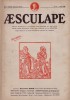 Aesculape 1938 : Numéro 5. Exposition des botanistes genevois - La passiflore - Plantes esmerveillables de Claude Duret…. AESCULAPE 1938 
