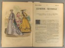 Journal des demoiselles. 1867 - 35e année. Avec 9 gravures de mode dont 8 en couleurs.. JOURNAL DES DEMOISELLES 1867 