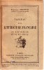 Tableau de la littérature française au XIX e siècle et au XX e siècle.. STROWSKI Fortunat 