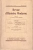 Revue d'histoire moderne 1936 N° 24.. REVUE D'HISTOIRE MODERNE 1936 