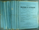 Revue des cours littéraires (2e série). Numéros 34 à 53.. REVUE POLITIQUE ET LITTERAIRE 1872 