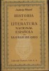 Historia de la literatura nacional espanola en la edad de oro.. PFANDL Ludwig 