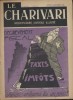 Le Charivari N° 178. Hebdomadaire satirique illustré.. LE CHARIVARI Couverture illustrée par Ralph Soupault.
