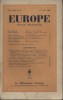 Europe. Revue mensuelle. 1946 N° 8. Henri Mougin - André Carrel - Julien Cazals - Gaston Baissette - Aragon - Claude Roy.... EUROPE 1946 