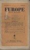 Europe. Revue mensuelle. 1947 N° 15. Aragon - Marie Mauron - Maurice Alexandre…. EUROPE 1947 