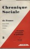 Chronique sociale de France N° 3 - 1964. Evangile, économie et politique.. CHRONIQUE SOCIALE DE FRANCE 1964 