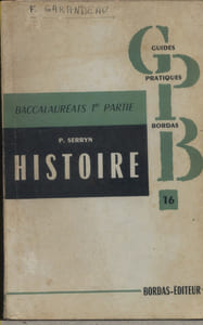 Histoire. Baccalauréats 1ère partie. 1848-1914.