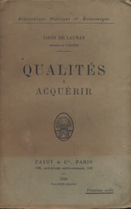 Qualités à acquérir.