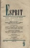 Revue Esprit. 1956, numéro 9 : Demain l'Espagne. Avec son bandeau vert de librairie.. ESPRIT 1956-9 