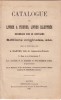 Catalogue de livres à figures, livres illustrés, ouvrages sur la Bretagne… Vente à Nantes les 8 et 9 décembre 1902. Liste de livres (prix manuscrits), ...