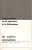 Les cahiers rationalistes N° 278 : Deuxième dialogue sur les applications de la mathématique, par Alfred Rényi.. LES CAHIERS RATIONALISTES 