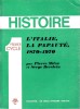 L'Italie, la papauté - 1870-1970.. BERSTEIN Serge - MILZA Pierre 
