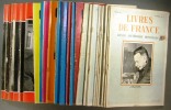 Livres de France. Revue littéraire mensuelle. 40 numéros entre février 1955 et janvier 1968. (Série incomplète).. LIVRES DE FRANCE 1955-1968 