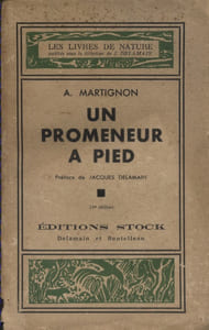 Un promeneur à pied.