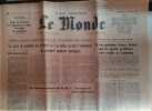 LE MONDE. Quotidien N&deg; 9507. 15/08/1975.. LE MONDE N'h&eacute;sitez pas &agrave; me demander la disponibilit&eacute; d'une date.