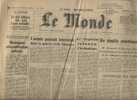 LE MONDE. Quotidien N° 9572. 31/10/1975.. LE MONDE 