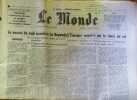 LE MONDE. Quotidien N&deg; 9781. 6 juillet 1976.. LE MONDE N'h&eacute;sitez pas &agrave; me demander la disponibilit&eacute; d'une date.