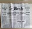 LE MONDE. Quotidien N&deg; 9783. 8 juillet 1976.. LE MONDE N'h&eacute;sitez pas &agrave; me demander la disponibilit&eacute; d'une date.