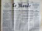 LE MONDE. Quotidien N&deg; 9822. 22 et 23 ao&ucirc;t 1976.. LE MONDE N'h&eacute;sitez pas &agrave; me demander la disponibilit&eacute; d'une date.