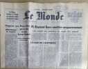 LE MONDE. Quotidien N&deg; 9827. 28 ao&ucirc;t 1976.. LE MONDE N'h&eacute;sitez pas &agrave; me demander la disponibilit&eacute; d'une date.