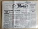 LE MONDE. Quotidien N&deg; 9845. 18 septembre 1976.. LE MONDE N'h&eacute;sitez pas &agrave; me demander la disponibilit&eacute; d'une date.