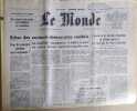 LE MONDE. Quotidien N&deg; 9847. 21 septembre 1976.. LE MONDE N'h&eacute;sitez pas &agrave; me demander la disponibilit&eacute; d'une date.