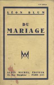 Du mariage.