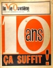 La Vie Ouvrière. L'hebdomadaire de la CGT. 19 juin 1968. 10 ans ça suffit!. LA VIE OUVRIERE 