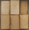 Les cinq livres de F. Rabelais avec une notice par le bibliophile Jacob. 4 volumes déreliés, rousseurs, sans couverture. A relier.. RABELAIS François 