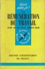 La rémunération du travail.. RICOUARD M. et M.-J. 
