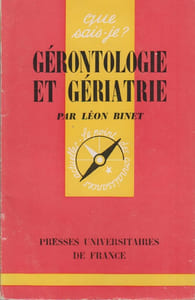 Gérontologie et gériatrie.