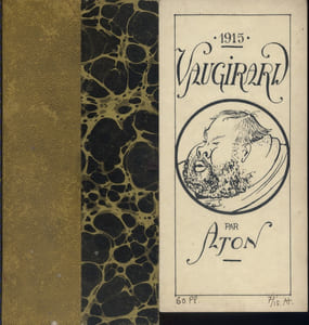 1915. Vaugirard. 60 planches représentant les médecins de l'hôpital militaire de Vaugirard. Tiré à 15 exemplaires.