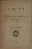 Bulletin de la société académique de Laon. Tome XXXVIII.. BULLETIN DE LA SOCIETE ACADEMIQUE DE LAON Tome 38 