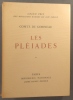 Les Pléiades. Tome premier seul. Exemplaire numéroté.. GOBINEAU (Comte de) Lithographie originale de André Villeboeuf.