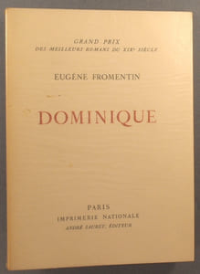 Dominique. Exemplaire numéroté.