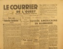 Le Courrier de l'Ouest. Première année N° 88.. LE COURRIER DE L'OUEST 