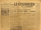 Le Courrier de l'Ouest. Deuxième année N° 190.. LE COURRIER DE L'OUEST 