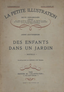 La petite illustration - Roman : Des enfants dans un jardin. Nouvelle.
