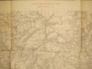 Montdidier S.E. Carte N° 21. Carte au 1/50 000. Type 1889. Tirage de 1917. Carroyage kilométrique imprimé en rouge (projection Lambert).. MONTDIDIER - ...