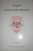 Annales du Centre Universitaire Méditerranéen. Numéro spécial publié à l'occasion du centenaire du rattachement de Nice à la France. (1860-1960). ...