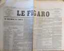 Le Figaro : 14 février 1871. Paru pendant le siège de Paris. Les élections à Paris.. LE FIGARO 